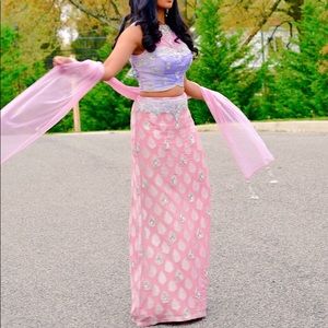 Indian Lehenga Choli, Two Piece Gown